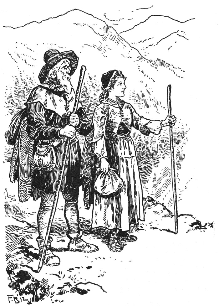 Lampadius und Sibylle am Achenpaß
