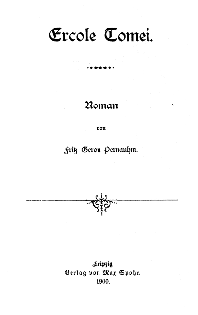 Titelblatt der Ausgabe von 1900